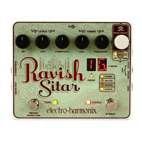 Open Box Electro-Harmonix RAVISH SITAR Sitar Emulator