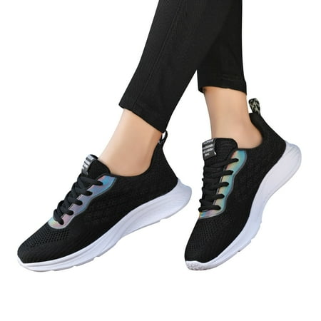 

Quealent Women S Fashion Sneakers Slip On Breathe Mesh Walking Shoes Women Fashion Sneakers Comfort Wedge Platform Loafers A 8.5