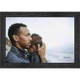 thumbnail image 3 of 9x11 Black Rustic Thin Barnwood Picture Frame - UV Acrylic, Foam Board Backing, Hanging Hardware, 3 of 8