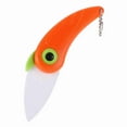thumbnail image 1 of Mini Bird Kitchen Fruits Vegetable Ceramic Folding Pocket Knife Cutting Tools (Red), 1 of 5