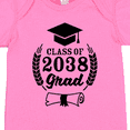 thumbnail image 4 of Inktastic Class of 2038 Grad with Diploma and Graduation Cap Boys or Girls Baby Bodysuit, 4 of 5