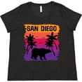 thumbnail image 3 of Inktastic San Diego California Sunset Women's Plus Size T-Shirt, 3 of 5