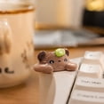 thumbnail image 6 of Mini Desktop Figurines, Cute Animal Ornaments for Monitor Edge and Desk, Kawaii Plastic Statues for Office and Home Decor, Tiny Collectible Accessories, 6 of 6