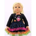 thumbnail image 2 of Magic Owl Dress Halloween Costume Outfit for 18inch Dolls | American Fashion World, 2 of 3