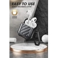 thumbnail image 3 of Étui Pro Series Unicorn Beetle Conçu pour Airpods 1 et 2, Étui de Protection Robuste Intégrale avec Mousqueton pour Apple Airpods 1st & 2nd (Noir), 3 of 5