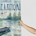 thumbnail image 3 of Orinice  Lake Time Shower Curtain Lake Words Bathroom Shower Curtain Durable Oxford Fabric Bath Curtain for Kitchen Window Curtain, 69x72, 3 of 7