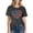 A155 Black, variant on Xdegoge Patriotic 4th of July T Shirt for Women American Flag Heart Graphic Tee Short Sleeve Crewneck Casual Loose Fit Independence Day Red White and Blue Tops