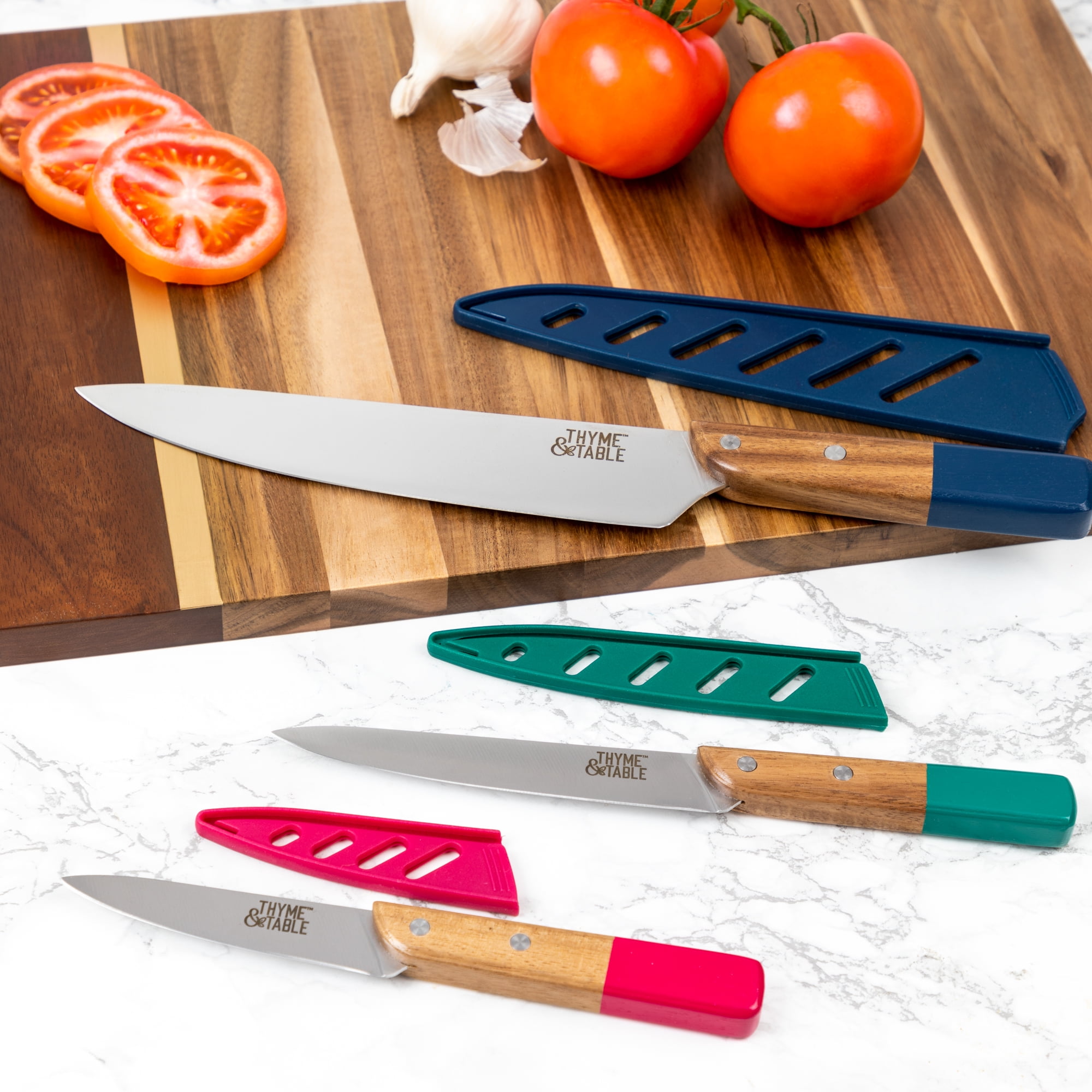 Thyme & Table Paint 3 Piece Chef Knife Set