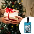 thumbnail image 4 of Unique Bargains 1 Pc NOT Pattern Luggage Tag for Travelling Blue, 4 of 4
