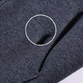 thumbnail image 6 of Fgnfyis Men's Hoodies & Sweatshirts Casual Loose Zipper Solid Color Male Hooded Hoodie for Comfort and Style Sweatshirt Men Dark Gray M, 6 of 7
