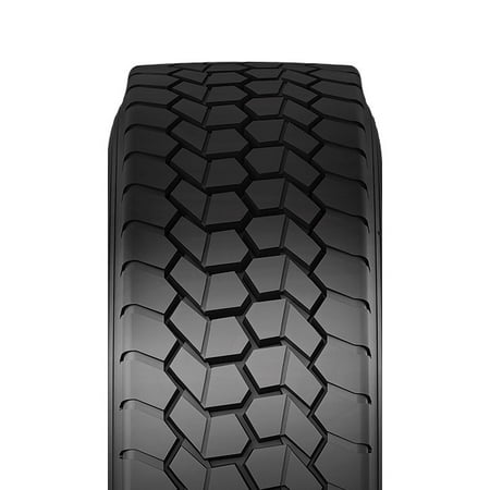 Double Coin RLB490 Low Profile Drive-Position Multi-Use Commercial Radial Truck Tire - 265/70R19.5 16