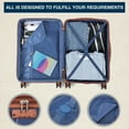 thumbnail image 6 of TROPOW Suitcases with Wheels,24 Inch Expandable Hard Shell Carry On Luggage with Spinner Wheels, Hardside Carry On Suitcase with Tsa Lock, Lightweight Hardshell Suitcase, 6 of 8