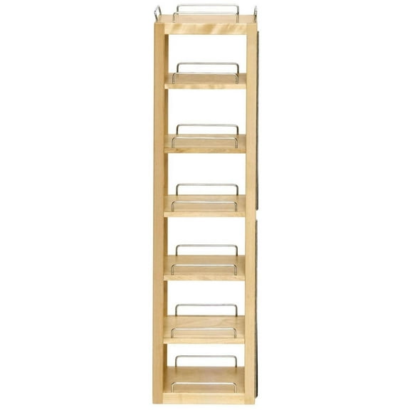 Rev-A-Shelf 4Wsp18-45 Wood Classics 12"W Base Cabinet Single Swing Out Pantry Organizer -