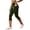 Army Green, variant on Smsaxvxz Capri Yoga Pants for Women Leggings High Waisted Yoga Workout Casual Summer With Pockets Black 2XL