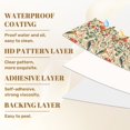 thumbnail image 6 of Farmhouse Peel and Stick Wallpaper Vintage Botanical Birds Red Flowers Arts Crafts Wall Mural 17.7in x 9.8ft Self Adhesive Removable Wall Paper Renter Friendly Wallpaper for Bedroom Cabinets, 6 of 8