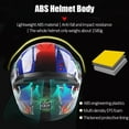 thumbnail image 3 of Bluetooth Modular Motorcycle Helmet for Adults - DOT Approved Full Face Flip Up Anti-Fog with Built-in Dual Speaker Microphone for Men and Women, 3 of 6