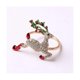 thumbnail image 2 of Hebilla para servilletas navideñas, anillos para servilletas con forma de ciervo, anillos para servilletas con forma de reno, decoración para mesas navideñas, 2 of 5