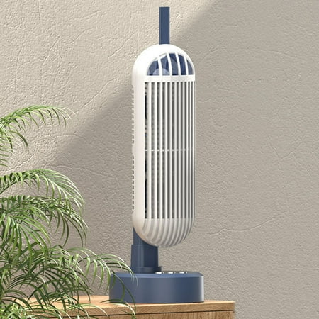 

Clearance! ZZkhGo Portable Conditioners Portable Fan Double-head Small Tower Fan USB Charging variable Rotationhorizontal And Vertical Table Top Three-gear Night Light Mute Table Fan