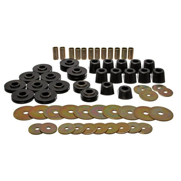 Energy Suspension 67-95 K5 Blazer/67-70 Denali XL/Suburban/Yukon XL 4WD Black Body (Cab) Mount Set