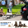 thumbnail image 5 of Portable Folding Dog Stairs for Cars, SUVs, Trucks - Lightweight Pet Ramp for Large Dogs with Non-Slip Surface - Reinforced Steps Support Up to 200 lb, 5 Steps, 5 of 7