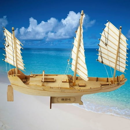 Model Ships Boats - 1:148 Scale Wooden Wood Sailboat Ship Kits Home Model Decoration Boat Gift Toy