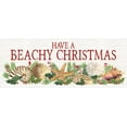 thumbnail image 2 of Reed, Tara 18x10 White Modern Wood Framed Museum Art Print Titled - Have a Beachy Christmas Panel sign, 2 of 4