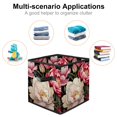 thumbnail image 2 of Peony Large Capacity Foldable Toy Box Storage Bin Storage Baskets with Handle 10.8"x10.5"x10.6, 2 of 6