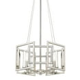 thumbnail image 2 of Golden Lighting Marco 4-light Semi-Flush Mount in Pewter, 2 of 5