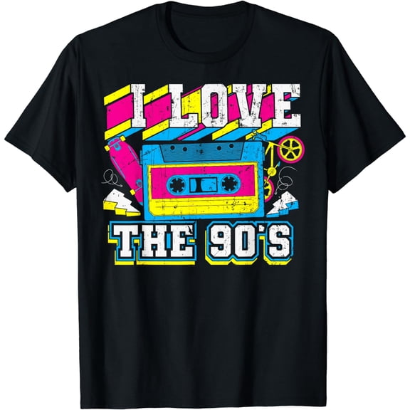 90s Nineties Design For Men Women Kids Nostalgia Rad 90s T-Shirt