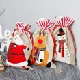 thumbnail image 1 of XWSHYW Almacenamiento de Papel para Envolver Regalos. Bolsa de Dulces de Navidad de Papá Noel, Media Vino, Botella, Regalo, Adornos Navideños, Decoración, 1 of 4
