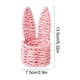 thumbnail image 3 of Mini cesta tejida a mano con orejas de conejo | Porta huevos de Pascua y pequeño porta regalos | Almacenamiento decorativo de escritorio para niños | Organizador de manualidades multicolor para la, 3 of 6