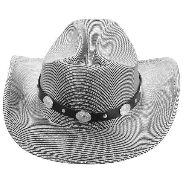 Sombrero de vaquero estilo vintage para fiesta, sombrero de vaquera, accesorio de decoración para fiesta de vaquero