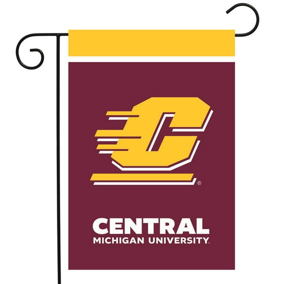 Briarwood Lane Central Michigan University NCAA Garden Flag