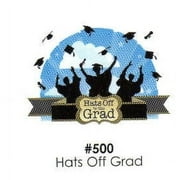 Hats Off Grad Cake Decoration Edible Frosting Photo Sheet