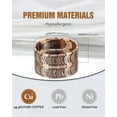 thumbnail image 3 of Wollet 3X Copper Magnetic Bracelet for Men – Pure Copper Jewelry with Neodymium Magnets, 3 of 6