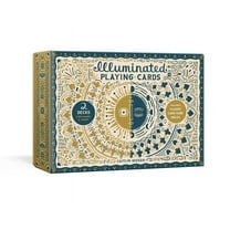 Illuminated Art Illuminated Playing Cards: Two Decks for Games and Tarot, (Hardcover)