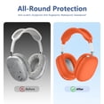 thumbnail image 3 of [4 en 1] Funda de Silicona para AirPods Max USB-C (2024) (Naranja), 3 of 6