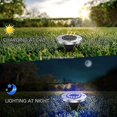 thumbnail image 4 of 4 Pack Led Solar Lamp Outdoor Ground Lighting Floodlight Garden Staircase Outdoor Solar Lighting, 4 of 5
