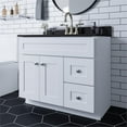 thumbnail image 7 of Brookings 36" Bathroom Vanity Shaker Wood Fully Assembled Sherwin Williams-White, 7 of 7