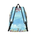 thumbnail image 2 of Naloa Sea and Fish Canvas Backpack for Men Women Rucksack Casual Travel Daypack College Tote Satchel Bookbag for Teens-Medium, 2 of 7