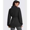 thumbnail image 4 of G4Free Smoofit Modal Soft Women's Zip Up Long Jackets Cinch Waist Casual Sweatshirts with Pockets, 4 of 7