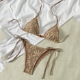 thumbnail image 3 of Women's Bikini Swimsuit Triangle String Halter Two Piece Bathing Suits, 3 of 7