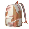 thumbnail image 2 of Unisex Chic Boho Backpack, Bohemian Vintage Style Bag with Front Pocket, Durable Rucksack for School College Work Travel, Great Gift Idea, 2 of 5