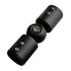 thumbnail image 3 of Conector de esquina para barra de cortina con tornillos para barras de cortina de ventana salediza universales 19mm negro mate, 3 of 9