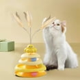 thumbnail image 5 of Gumesh Interactive Cat Toy with Spinner Track & Balls, Kitten Exercise Activity Center for Indoor Play, Boredom Relief and Fun, 5 of 6