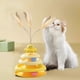 thumbnail image 5 of Juguetes De Plástico Para Mascotas Circuito giratorio interactivo para gatos con bolas, Rkxzt, 5 of 9