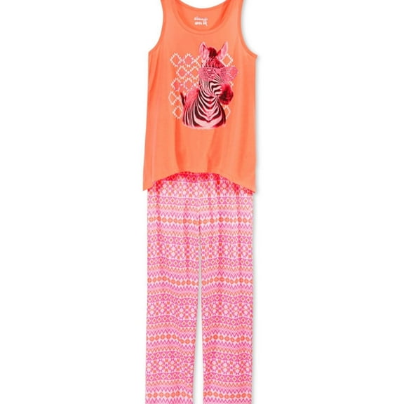 Sleep On It Girls 2-Piece Dream Pajama Sleep Set, Pink, Little Kids (4-7), 4