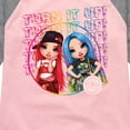 thumbnail image 3 of Rainbow High - Turn It Up - Toddler And Youth Girls Raglan Graphic T-Shirt, 3 of 5
