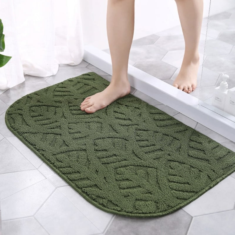 Hreasky Silicone Indoor Door Mat - Quick Dry, Strong Suction& Machine  Washable Floor Mat, Low Profile for Home Entrance, Garage, Patio, 17x 30