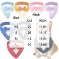 thumbnail image 2 of Pet Tuxedo Bandana with Bow Tie, Adjustable Elegant Formal Neckwear Collar Accessory for Dogs Cats, Perfect for Wedding Party All Breeds Purple M, 2 of 8